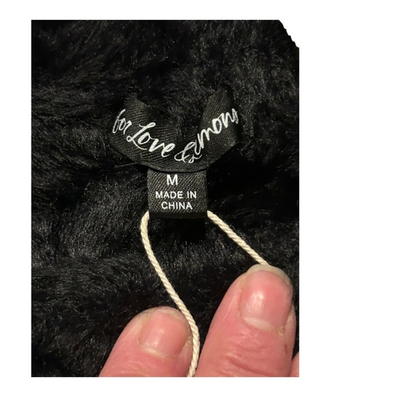 NWT For Love and Lemons Fur Mini Skirt Shirt Set Size S New with Tag - Picture 5 of 7